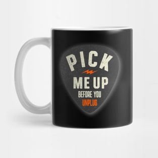 Guitar Pick Funny Musician Music Mug